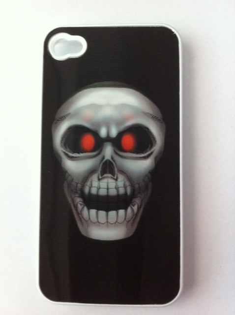 Apple Iphone 4 case met skull